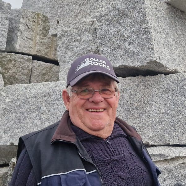 Alex LKW Fahrer von Bollerrocks Baustoff Lieferugen Stein Transport