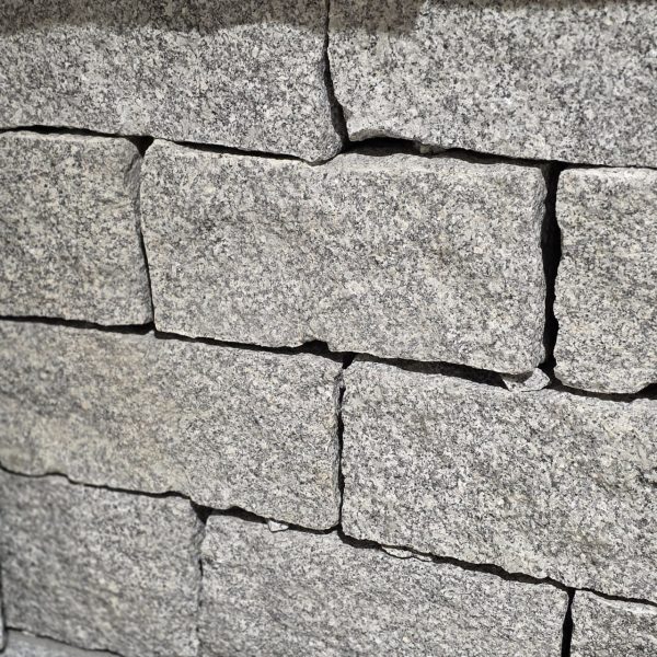Granit Mauerstein grau 20 x 20 x 40 – Bild 3