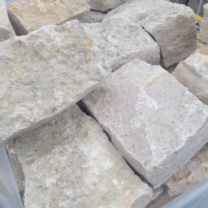 Marmor Mauerstein, gespalten, klein