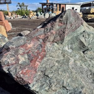 Diabas Regenbogen 2500 4500kg Natursteinarbeiten Terrassenbau Böschung abfangen