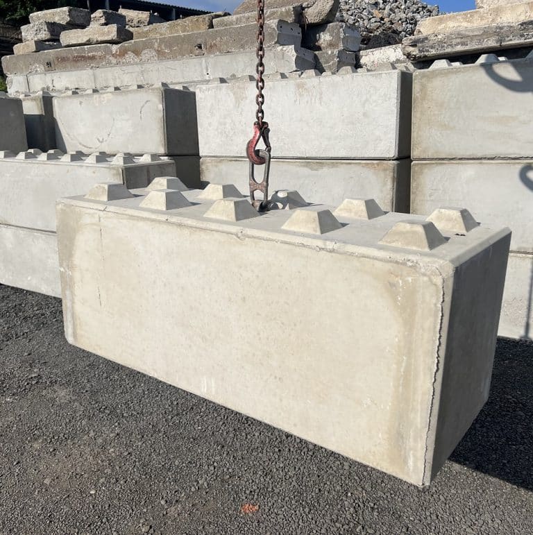 Beton Legosteine Hangsicherung