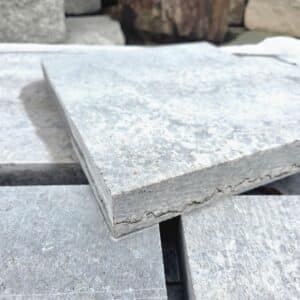 Neubau Gartenbau langlebige Pflasterplatten aus Kalkstein Gartenplanung