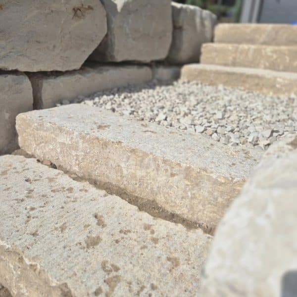 Jura Marmor natur Gartenstufe klassik 80 - 90 – Bild 9