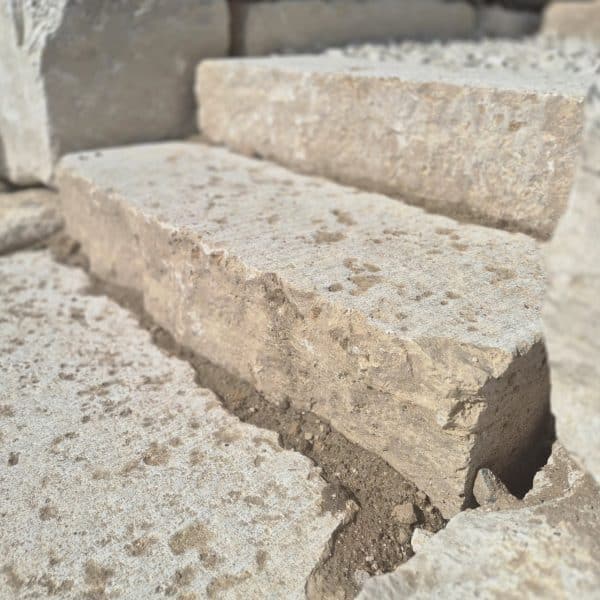 Jura Marmor natur Gartenstufe klassik 80 - 90 – Bild 10