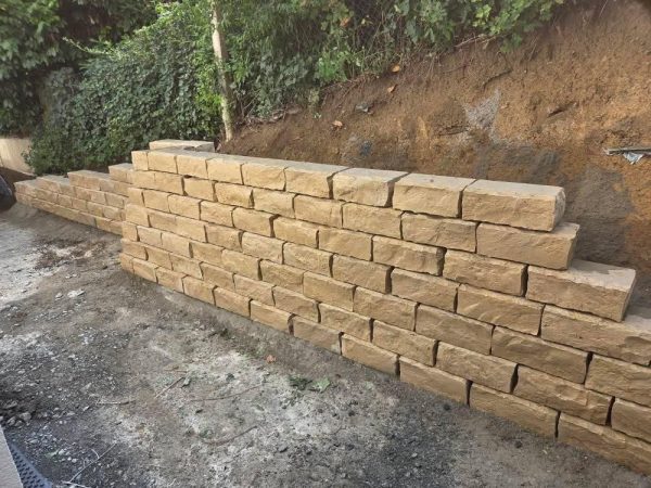Jura Marmor Spaltmauerstein deluxe 15 Kanten geschlagen – Bild 2