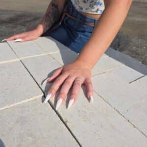 Jura Marmor Pflastersteine 224x12x7,5 kaufen online bestellen bei Bollerrocks Natursteinhandel Siegen Wuppertal Kreuztal Magdeburg