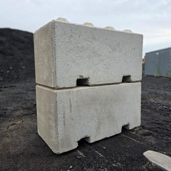 Boxenbau Schüttgutboxen bauen Beton Mauerstein Systemstein Trennwände