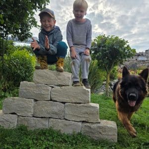 Jura Marmor klassik Mauerstein 15 - 20