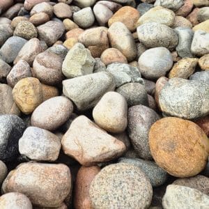 J&uuml;tlandfindlinge klein Friesenwallsteine 80 - 200 mm handsortiert