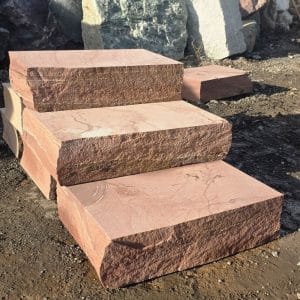 Mainsandstein rot Blockstufe 60
