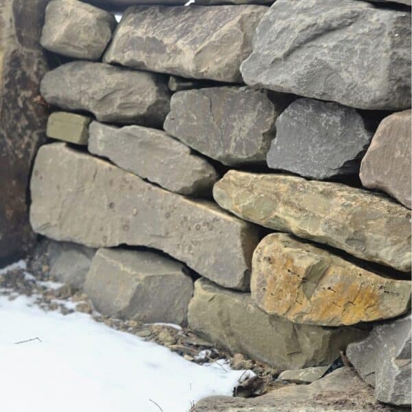 Handliche bergische Grauwacke Lindlar natur Mauersteine nur bei