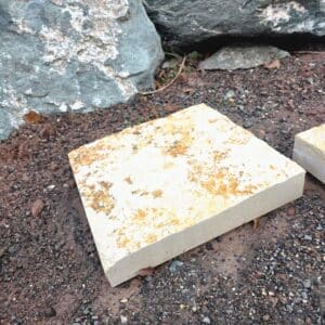 Jura Marmor Rechteck Trittplatten massiv f&uuml;r Hofanlagen Bayreuth Hof