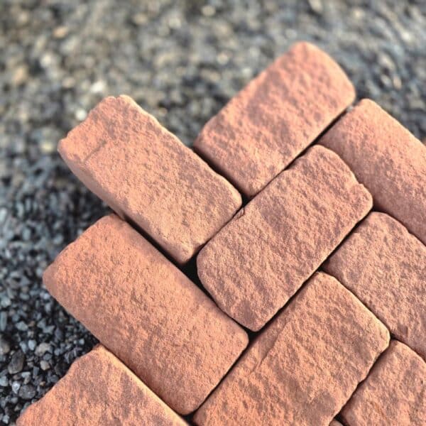 Naturstein Reihenpflaster Rot Regional Abbau Seligenstadt Rodgau