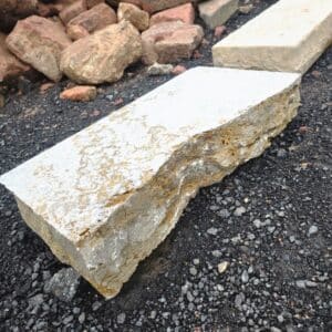 Natur Gartenstufen 100cm kaufen Treppenbau Terrassentreppe sch&ouml;ner Terrassenabfang Terrassenstufen