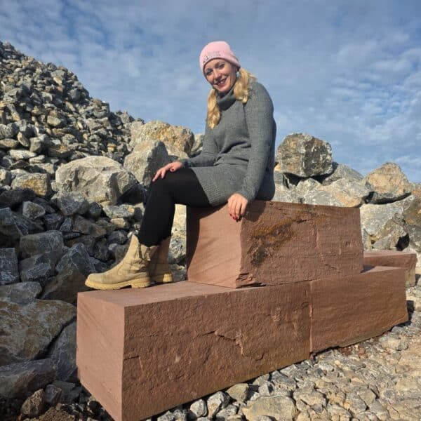 Schwerer Mainsandstein Quader für stabile Konstruktionen im Außenbereich Hamburg Bremen